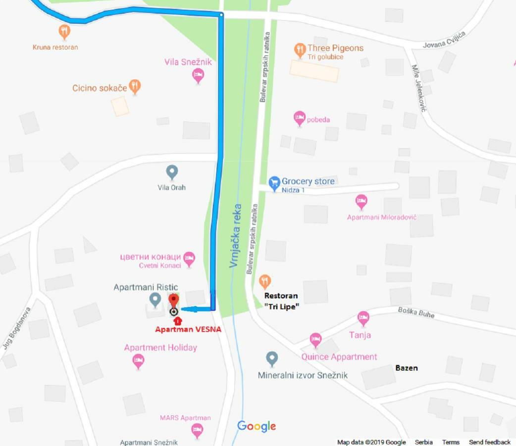 Vesna Apartman Vrnjačka Banja Εξωτερικό φωτογραφία